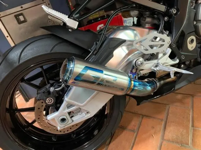 Escapamento Esportivo Ponteira 100% Titânio GP Lougan Rs BMW S1000 RR (12x S/Juros)