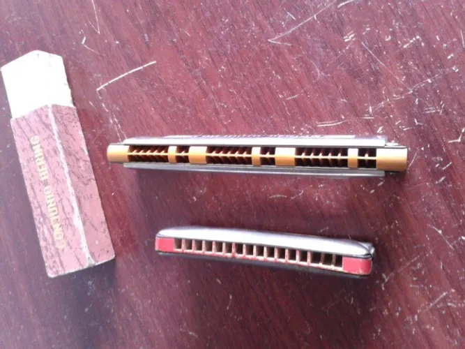 2 Harmonicas antigas 48 vozes 160,00 e Yara 16 55,00 Pix - 2712