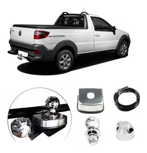 Engate Reboque Fiat Strada 1998 à 2020 Rabicho Fixo