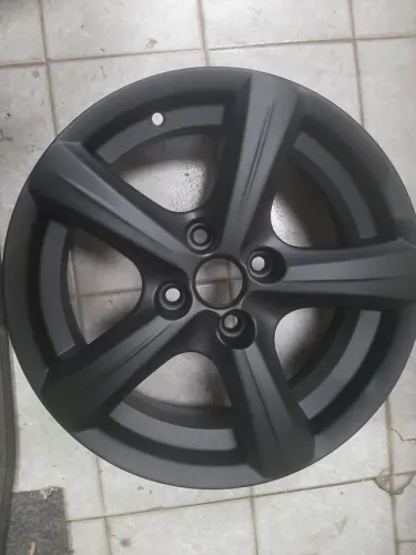 Roda aro 15 Esportiva Mithus Preta fosca Chevrolet Onix jogo 4x100