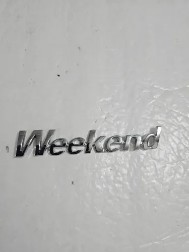 Palio weekend emblema tampa traseira novo original
