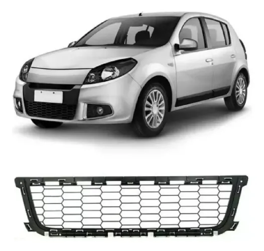 Grade inferior parachoque Renault Sandero 2011 2012 2013 original nova
