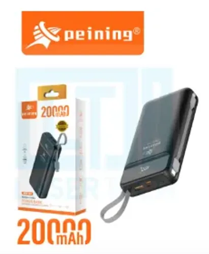 Bateria Portátil Power Bank 20000mAh WUP-652 Com Display z767