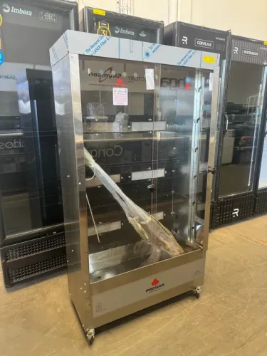 Assador de frango 5 espetos rotativos nova 