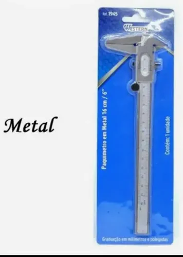 Paquímetro de Metal Western 6 Polegadas Produto Novo