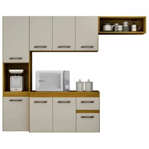 cozinha completa deixa tudo organizado 