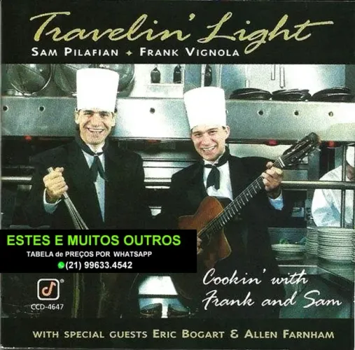 Três Cds importados do guitarrista Frank Vignola.