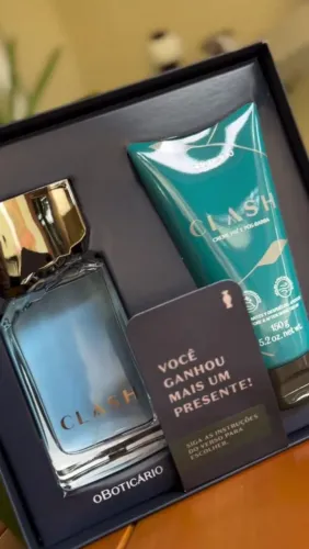 Kit CLASH O Boticário - Perfume e Creme Pós-Barba