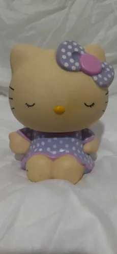 Boneco Hello Kitty - Lilás com Bolinhas