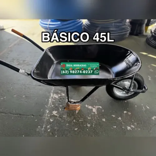 Carrinho de mao basico chapa 26 45L