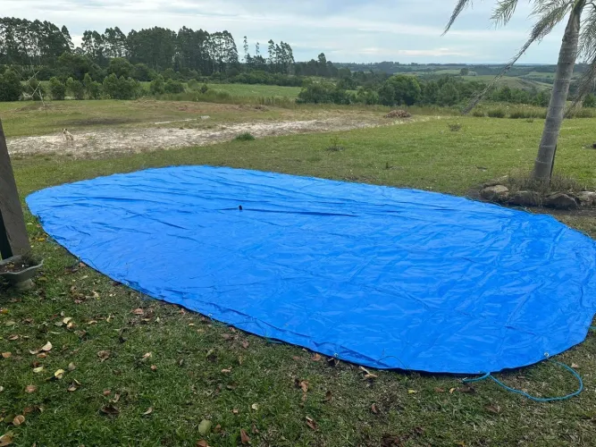 Capa proteção piscina