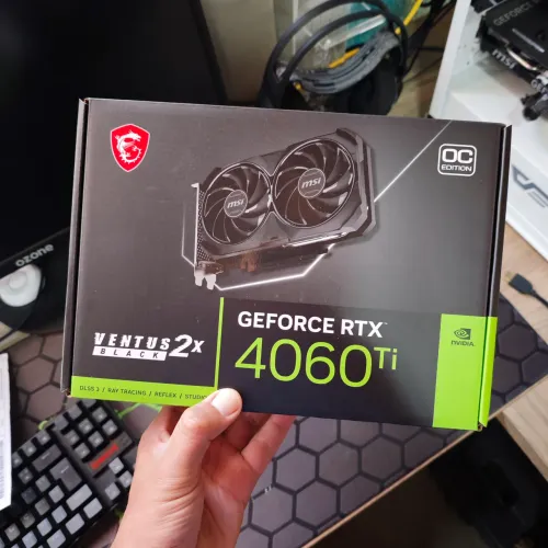 Placa de Vídeo MSI GeForce RTX 4060 Ti Ventus 2x OC