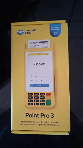 MAQUINA Mercado pago Point Pro 3/ Lacrada!!!(leia o anúncio)