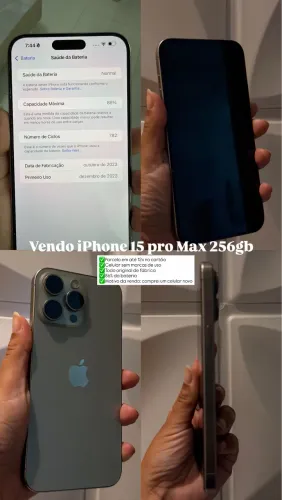 Vendo iphone 15 pro max 256gb
