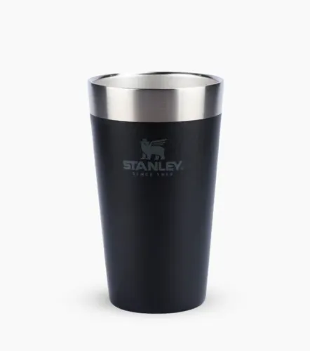 COPO DE CERVEJA STANLEY ORIGINAL ( COM TAMPA)- 473ml - Preto