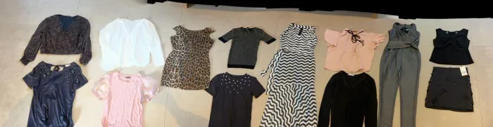 Lote roupas feminina 13 peças TAM 38/P grifes famosas fashion cores neutras