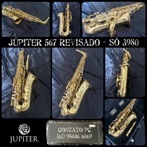 SAX ALTO JÚPITER JAS-567 - PRONTO PRA TOCAR!