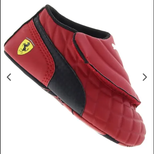 Sapatinho Bebê Puma Ferrari VermelhoDrift Cat 5 L SF Crib