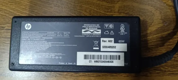 Fonte Carregador Notebook Hp 1000 Pa-1650-32hb 18.5v 3.5a