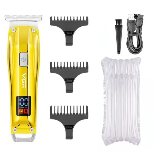 Aparador de Cabelo VGR Profissional Dourado V - 956 (Novo)