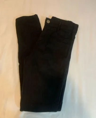 Calça Jeans Preta Cintura Alta