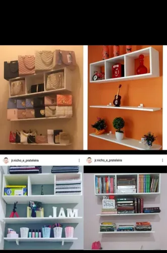 Nichos e Prateleiras para Organização