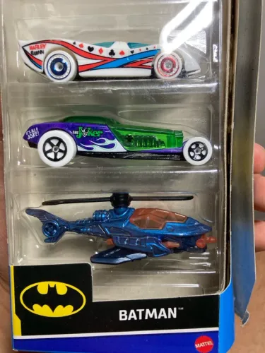 Hot Wheels Batman - Pack com 3 Veículos