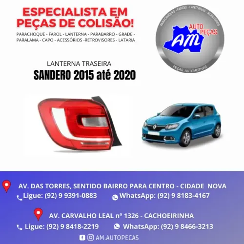 lanterna sandero