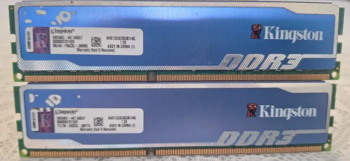 Memória hyperx blu ddr3 8gb (2x4gb)