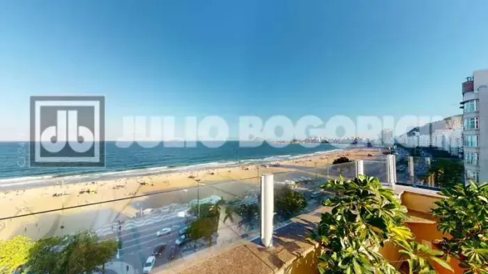 COPACABANA - AV ATLÂNTICA - POSTO 3 - COBERTURA LINEAR - REFORMADA - TRÊS QUARTO - DUAS SU