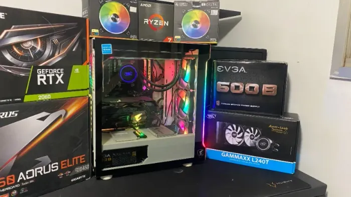 PC GAMER MONSTRO - Ryzen 7 5700X + RTX 2060 + 16GB RAM - RODA TUDO! 