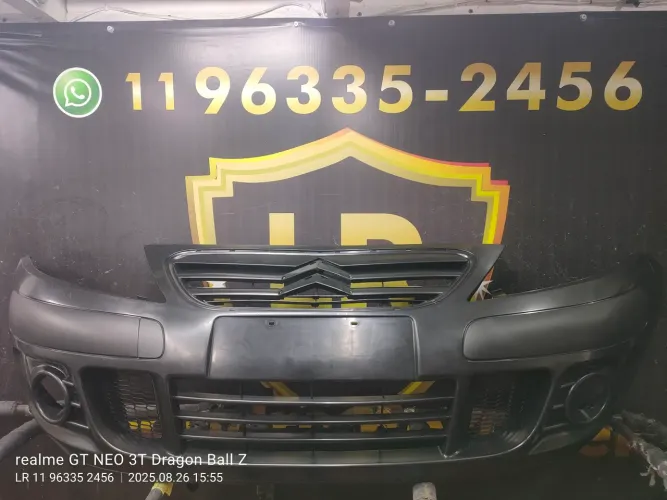 Parachoque Dianteiro Citroen C3 2009 2010 2011 2012 P/Milha Novo Importado 