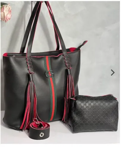 Bolsa de mão feminina preta