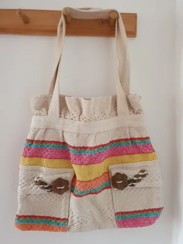 Bolsa praia com ziper