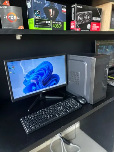 Computador Completo Intel Core I5 + Monitor 20 Polegadas 8 de ram - Novo Lacardo + NF 