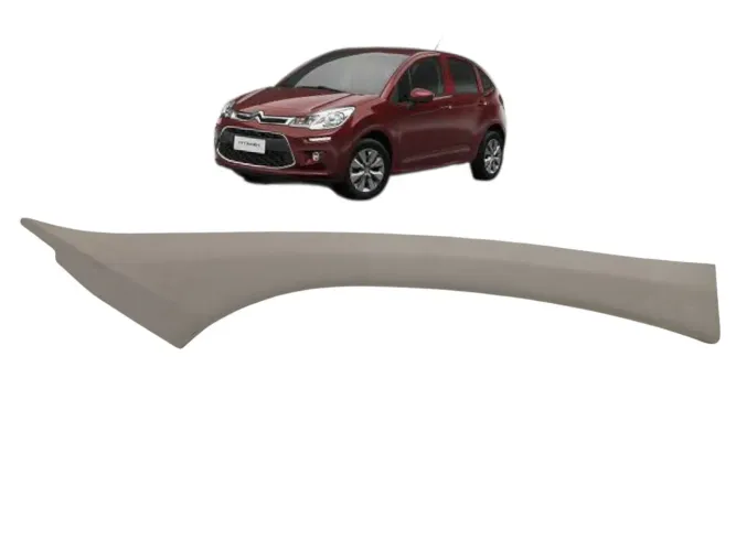 Moldura Parabrisa Direita Original Citroen C3 2018 Detalhe