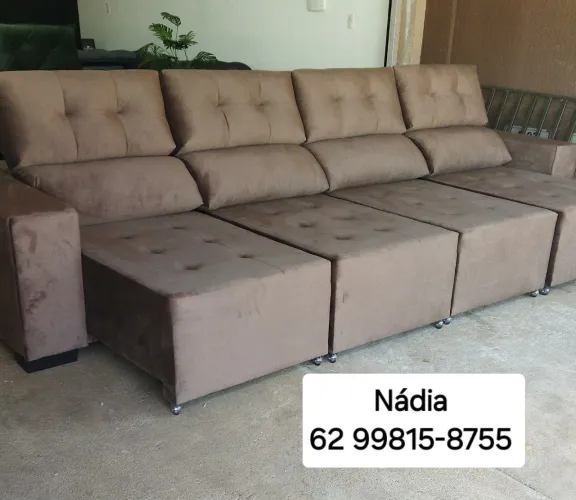 Sofá Retrátil E reclinável tradicional,,,