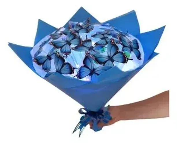 Buquê de borboletas com luz led