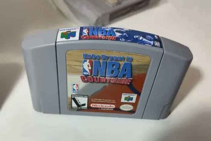 Jogo, cartucho: Kobe Bryant in NBA Courtside, para Nintendo 64