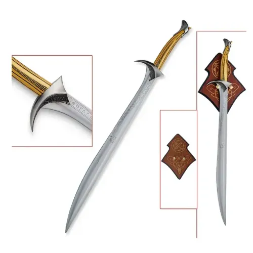 Espada Senhor Dos Aneis Orcrist Of Thorin +suporte De Parede 
