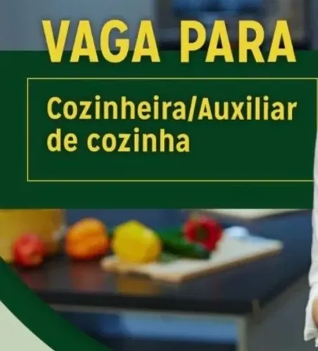 Aux cozinha  - 16h até 00 - Restaurante - Noite