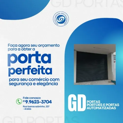 ? Orçamento de Porta de Enrolar Automática ?