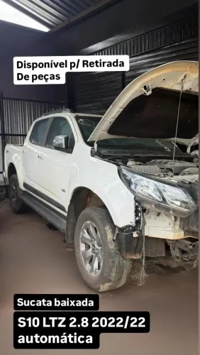 Peças S10 LTZ 2.8 2022/22 Automática - Sucata