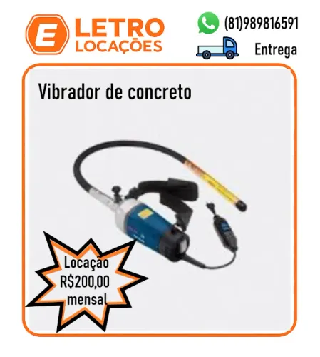 Vibrador de concreto