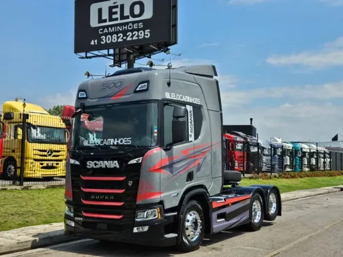 Scania R500 Super Ano 25 0km Pronta Entrega Air Bag Frontal Lateral Full Led Geladeira Top