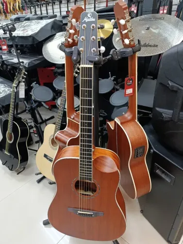 Violão Malibu Folk C/ Efeito Venice Plus Halfcutway Vfvc Natural Satin