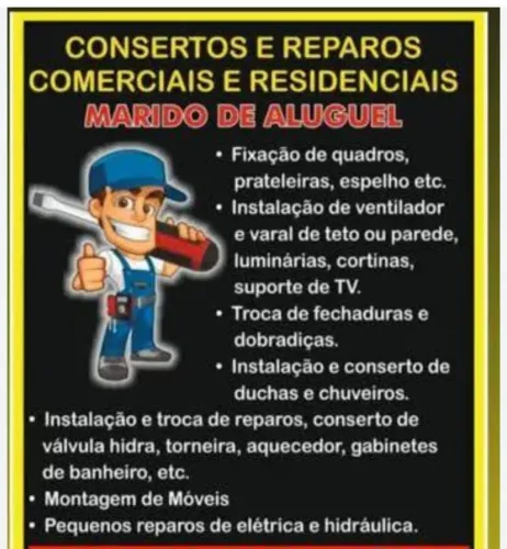 Marido de aluguel serviços- wpp *