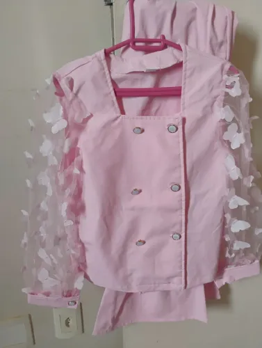 Conjunto infantil borboleta