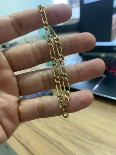 Pulseira usada em ouro 18
