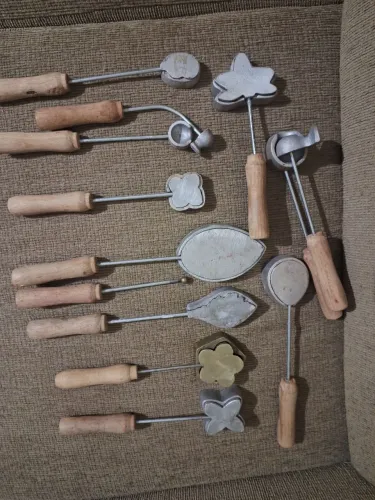 Kit frisador de alumínio para flores e folhas artificiais 